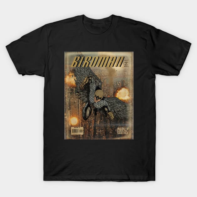 Birdman Comic Cover T-Shirt by unbreakable